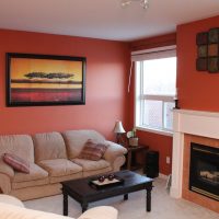 light terracotta color in the style of the corridor picture