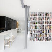 light white floor in the style of the apartment picture