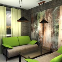 beautiful eco photo corridor interior