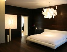 light hallway design in wenge color photo