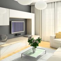 light white furniture in the decor of the living room picture