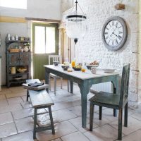 beautiful living room interior in provence style picture