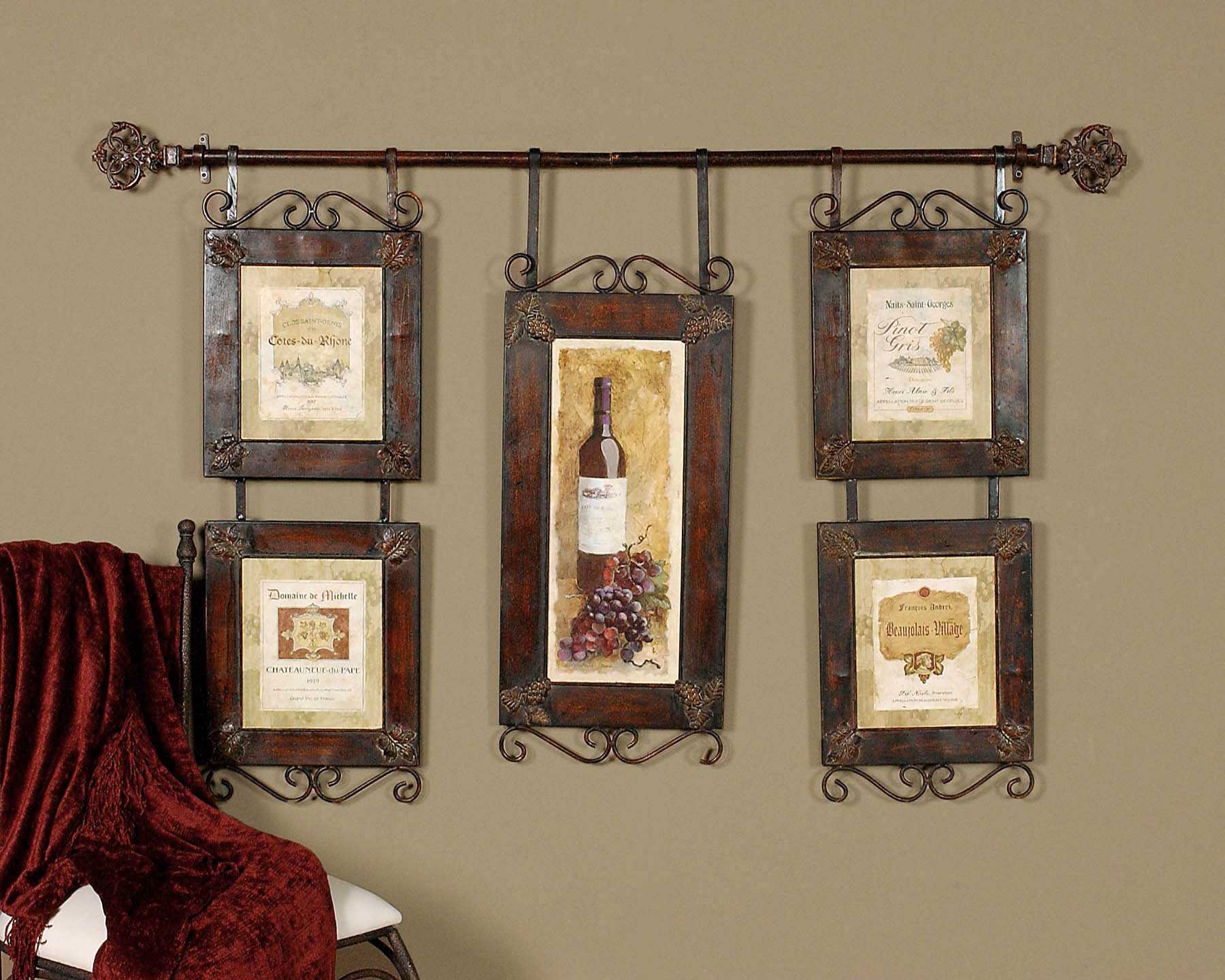 idée de bricolage d'une décoration de chambre chic en bois