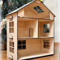 l'idée de la décoration légère de la salle avec un arbre faites-le vous-même photo