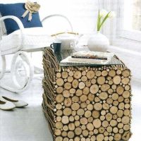 l'idée de la décoration lumineuse de la salle avec un arbre faites-le vous-même photo