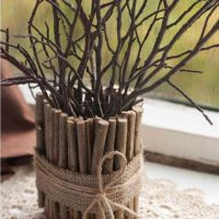 version à faire soi-même du magnifique décor de la pièce avec une photo d'arbre