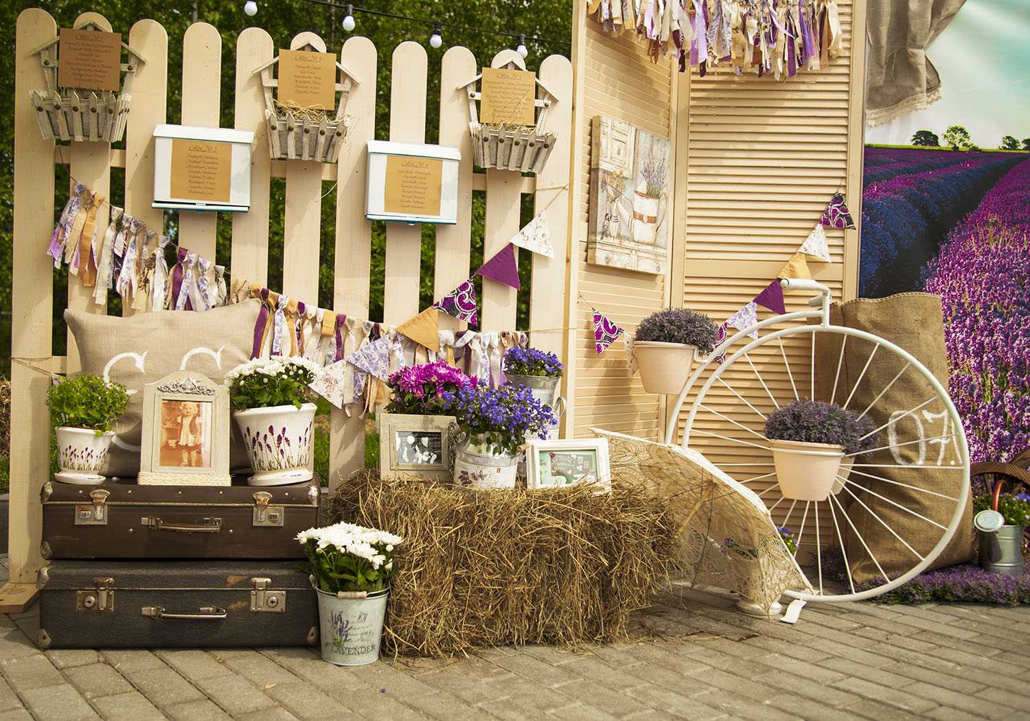 original interior decoration of an apartment in provence style