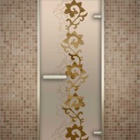 original decoration of interior doors with improvised materials photo