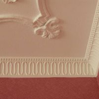 classic ceiling decoration with extra light picture