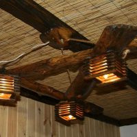 l'idée de la décoration originale de la salle avec un arbre faites-le vous même