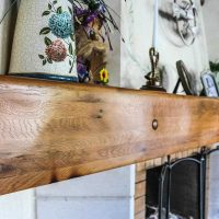 version à faire soi-même d'une décoration de pièce lumineuse avec une photo d'arbre