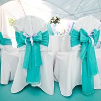 option of elegant decoration of chairs picture