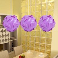 original decoration of lamp shade with improvised materials picture