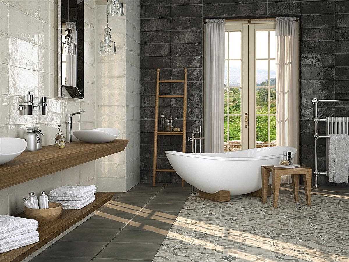 idea of an original bathroom style