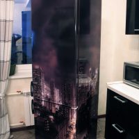 idea of unusual decoration of the refrigerator photo