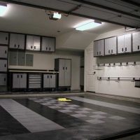 option of a modern garage interior picture