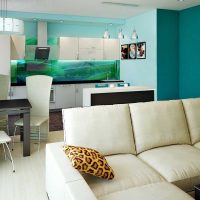 idea of an unusual interior of a large kitchen picture