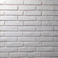 the idea of ​​using bright decorative bricks in the design of the living room picture