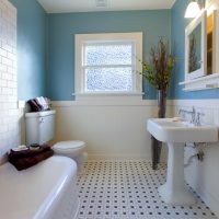 idea of a bright bathroom interior picture