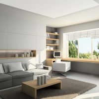 version du design original du salon photo 17 mètres carrés