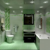 idea of an unusual interior of a bathroom photo