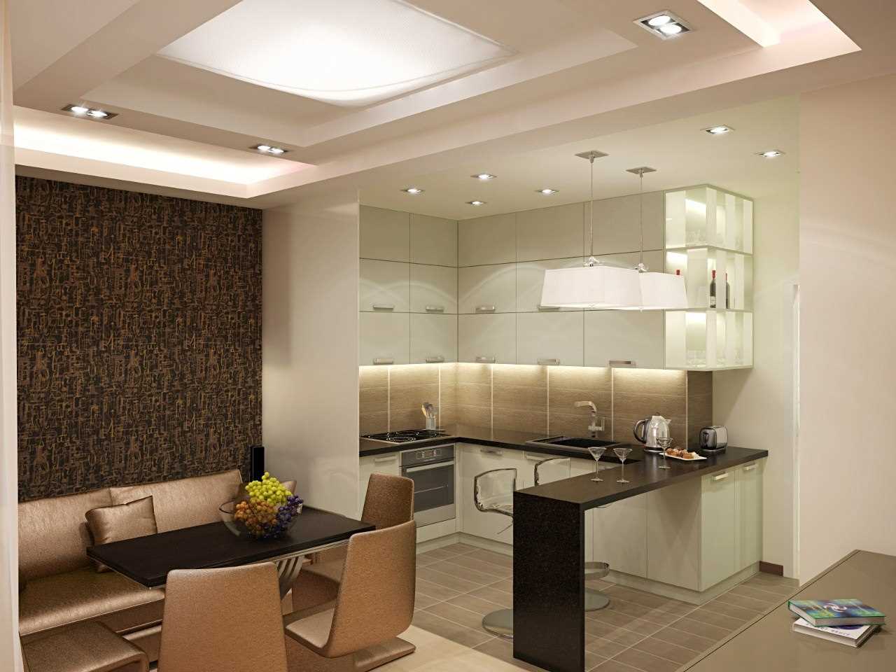 the idea of a beautiful design of a large kitchen