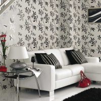 variante de décoration insolite de l'intérieur du salon photo