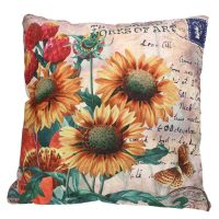 variant of unusual decorative pillows in the interior of the living room photo