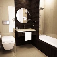 idea of an unusual style of a bathroom in an apartment picture