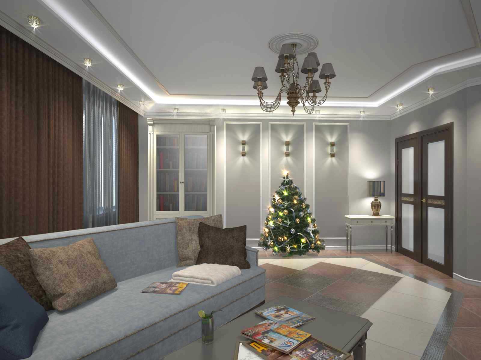 the idea of an unusual apartment interior