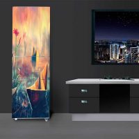 the idea of a beautiful refrigerator decoration picture