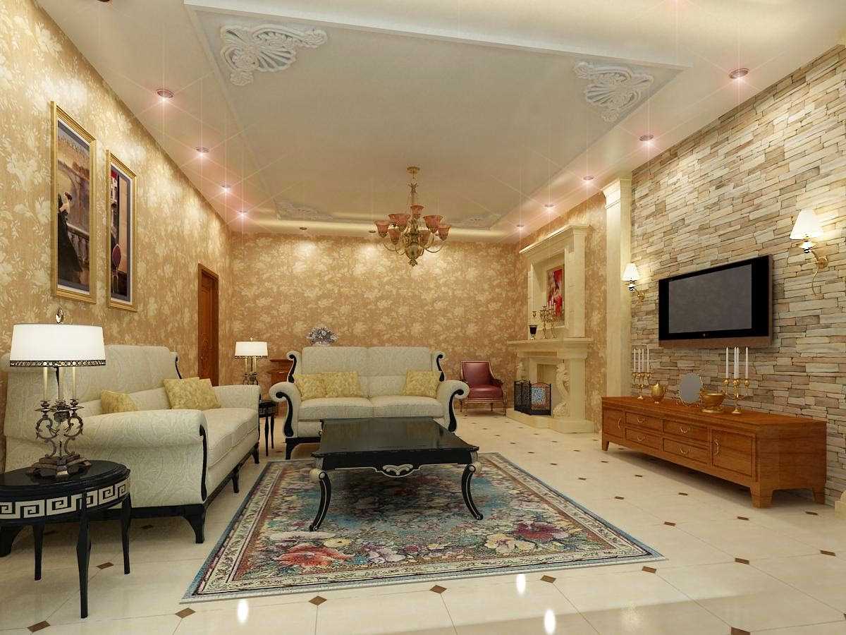 option pour la conception originale des murs dans le salon