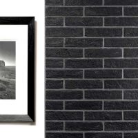 variant of the use of unusual decorative bricks in the design of the room picture