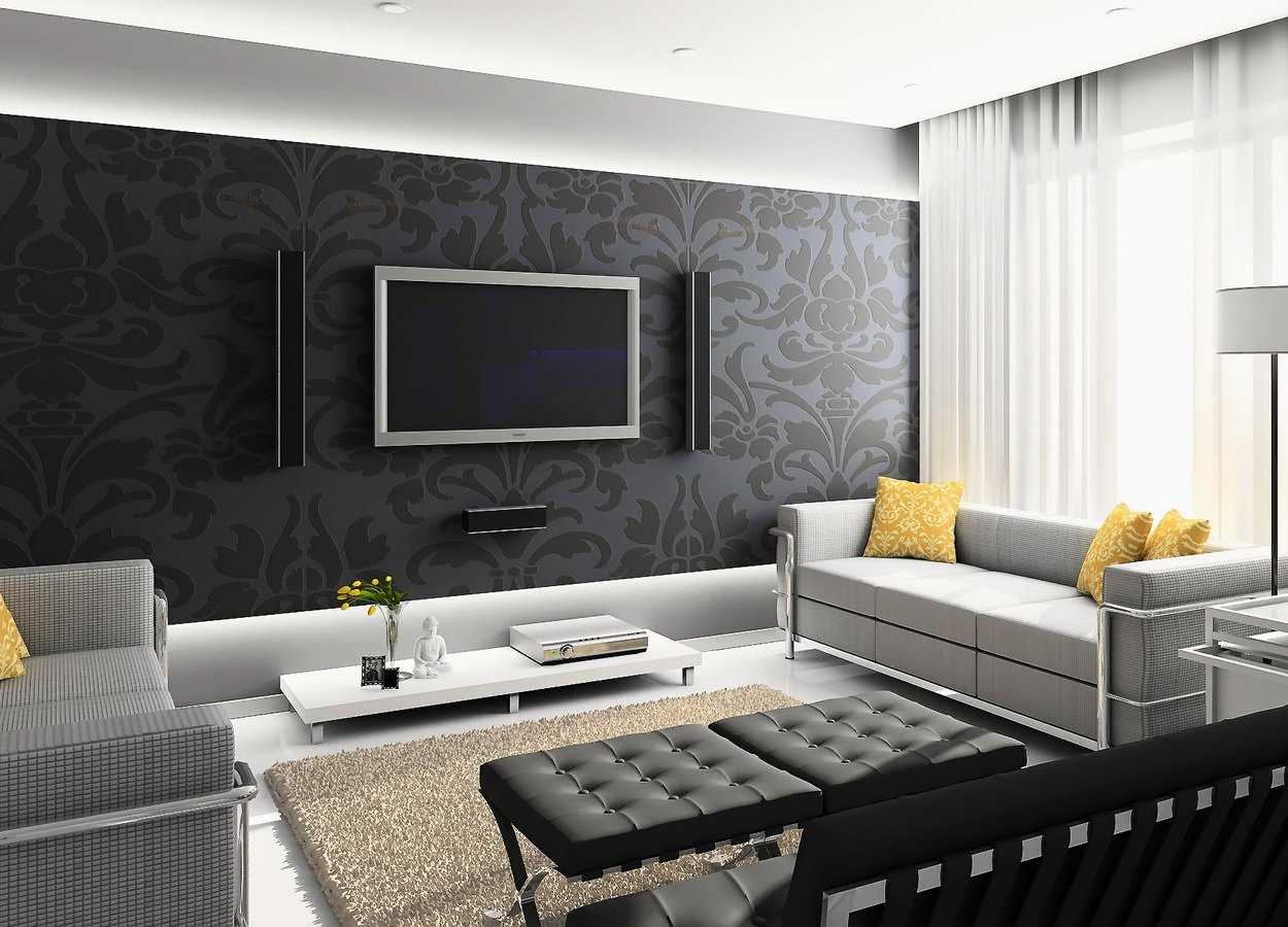 variante de décoration insolite de l'intérieur du salon