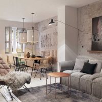 the idea of a beautiful decorative plaster in the style of the living room picture