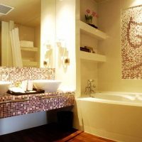idea of modern bathroom design 4 sq.m photo