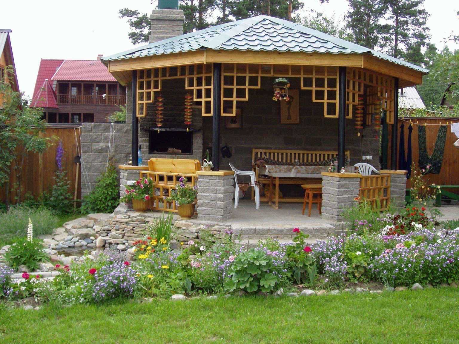 l'idée d'un gazebo d'intérieur moderne