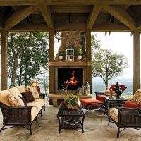 version du style moderne de la photo de gazebo