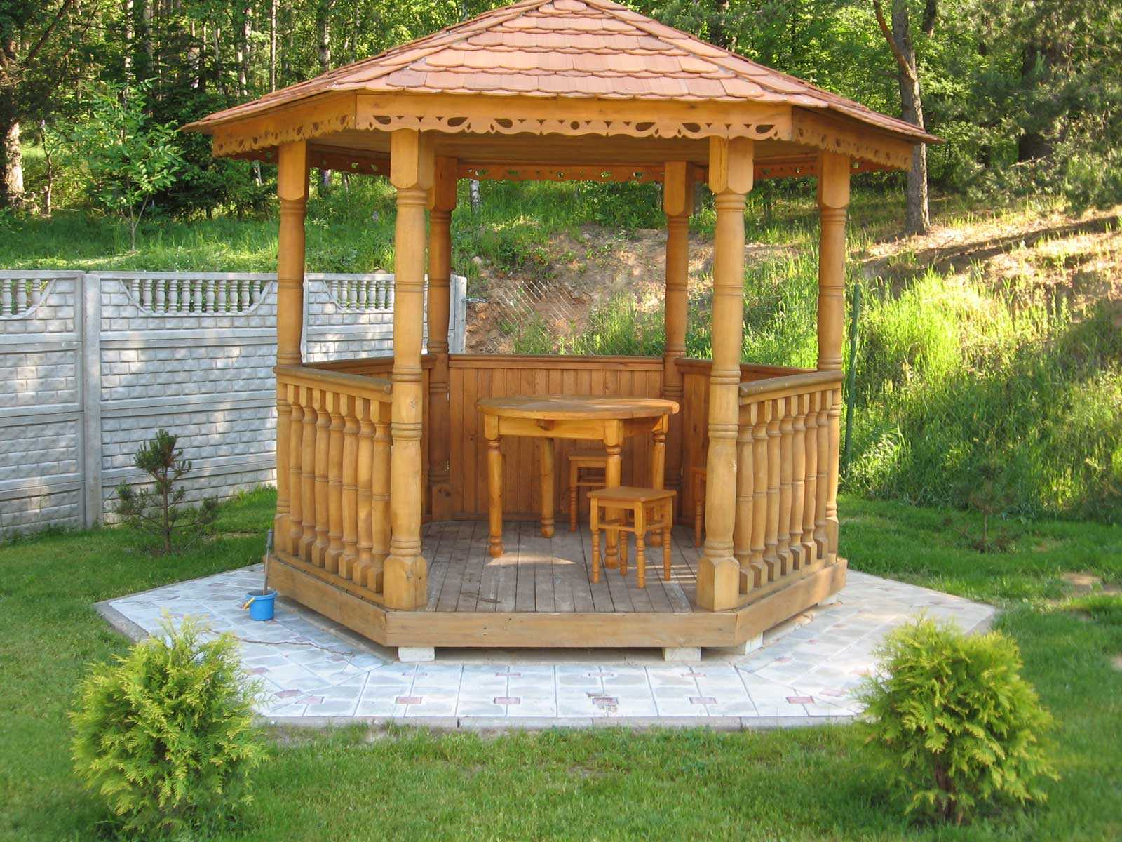 version du design moderne du gazebo