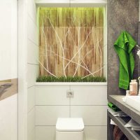 idea of a bright style of a bathroom 4 sq.m photo