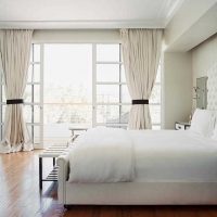 version of the beautiful interior of a white bedroom photo