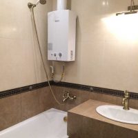 idea of an unusual style of a bathroom 4 sq.m picture