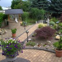 idea of bright decoration of the yard photo