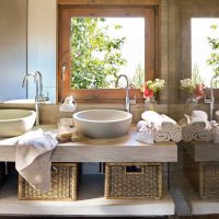 idea of a beautiful bathroom interior 4 sq.m photo