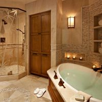 idée de style moderne grande image de salle de bain