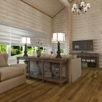 idée de la conception lumineuse d'un salon dans une maison privée photo