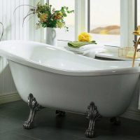 idea of ​​modern design bathroom with window picture