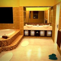 option de design moderne grande image de salle de bain