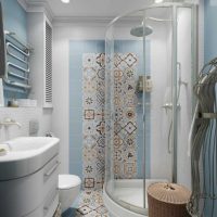 the idea of a beautiful bathroom interior 4 sq.m picture