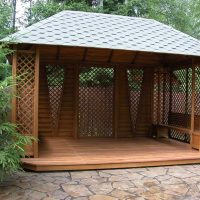 l'idée d'un beau style de photo de tonnelle